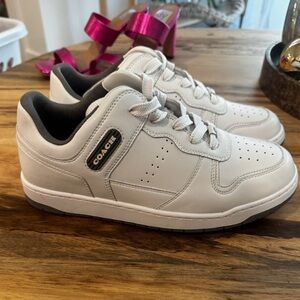 Coach Women’s White and Gray Sneakers